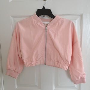 Pink Crop Jacket